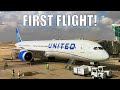 United Airlines INAUGURAL FLIGHT To Amman Jordan In Business Class