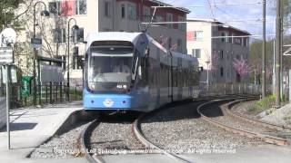 preview picture of video 'SL Tram Nockebybanan, Ålstens Gård, Stockholm'