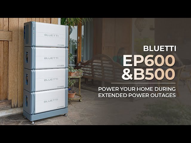 Video Teaser für BLUETTI EP600 & B500 6000W LiFePO4 Energy Storage System