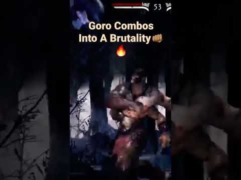 Goro Gets A Brutality On Sub Zero Off A Combo👊🏽🔥