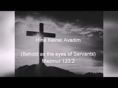 Hine Ke einei avadim ( Lihatlah seperti mata hamba ) - Mazmur 123:2