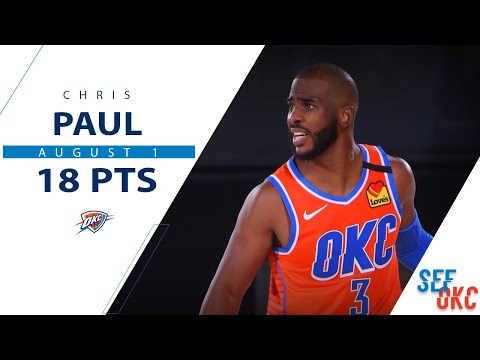 Chris Paul's Full Highlights: 18 PTS, 7 REB, 7 AST vs Jazz | 2019-20 NBA Season - 8.1.20