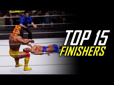 WWE SVR 2007 Top 15 Finishers (Road To WWE 2K20)