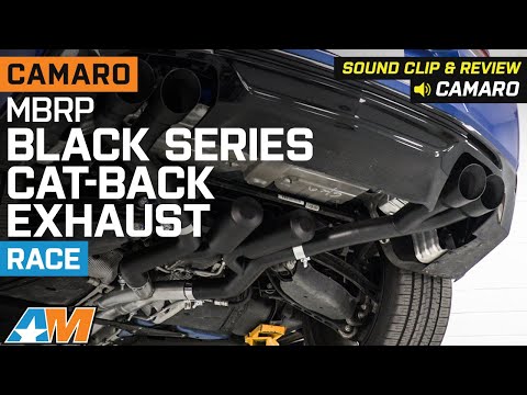 2016-2023 Camaro SS MBRP Black Series Cat-Back Exhaust; Race Version Review & Sound Clip