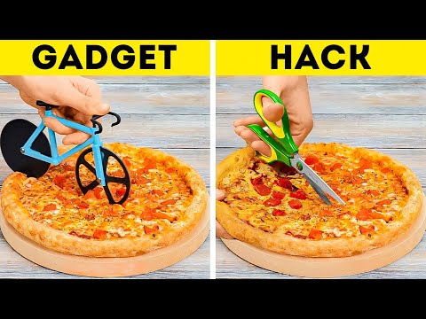 🍕 KITCHEN GADGETS VS HACKS 🍳 Upgrade Your Cooking Skills!