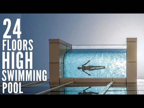 Top 10 Worlds Scariest Swimming Pools - 24 Floor High!