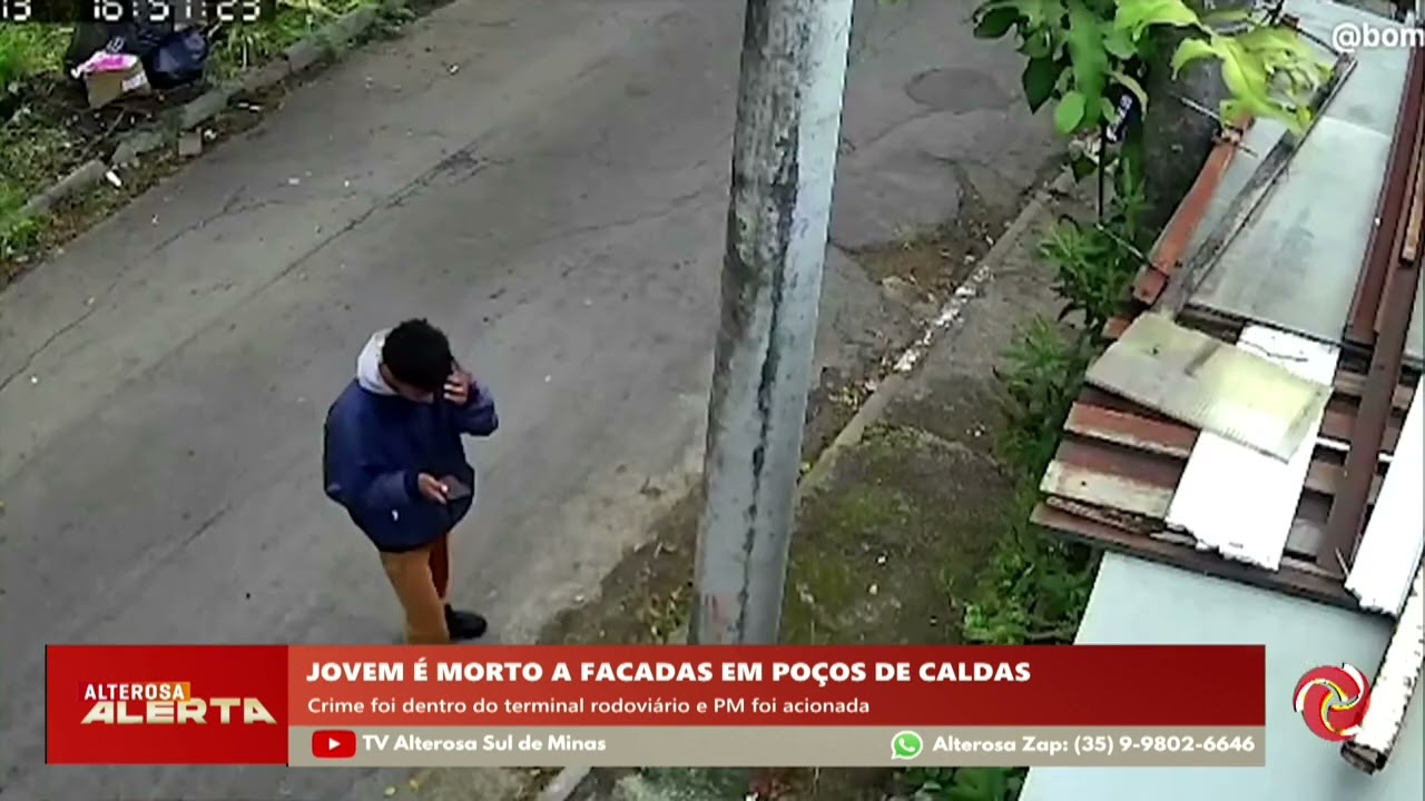 Jovem é morto a facadas dentro do terminal rodoviário de Poços de Caldas