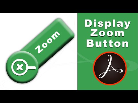 How to make Zoom Increase and Zoom Decrease Button in fillable pdf form using adobe acrobat pro 2017