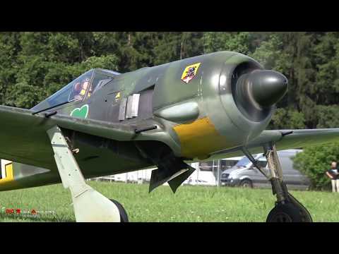 RC FW 190-A5  1/4 Scale With Moki 250cc