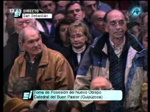 09/01/2010 Munilla tomando posesión del cargo de obispo de San Sebastián
