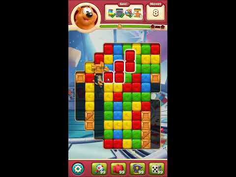 Toon Blast Level 6349 - NO BOOSTERS 🐻🐺🐱 | SKILLGAMING ✔️