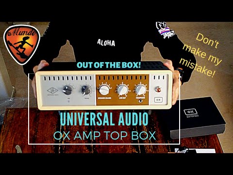 Universal Audio OX Amp Top Box "Out of the Box!"