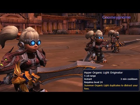 WoW BFA - Fun Mechagnome Allied Race Racial - Clone your Character!