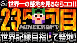 【🔴Minecraft】目指せ世界記録！整地ノルマ達成するまで今夜も眠れない‼️～235回目～