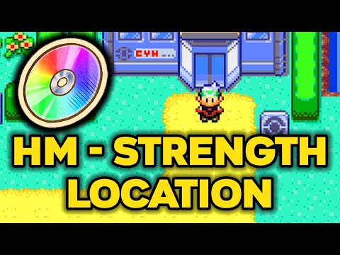 How to Find HM04 - Strength in Pokemon Emerald!
