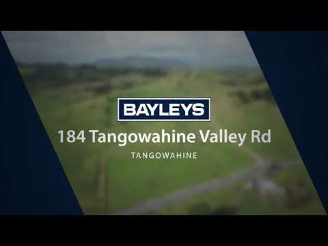 184 Tangowahine Valley Road, Tangowahine, Kaipara, Northland, 0 bedrooms, 0浴, Bare Land