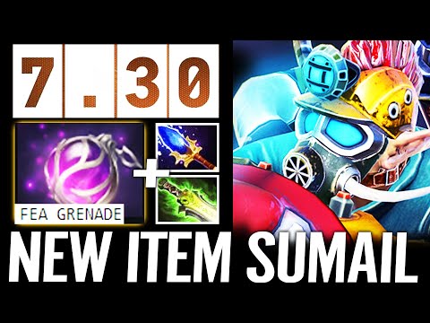 🔥 7.30 NEW ITEM - FEA GRENADE Sumail Ethereal Blade Max Magic Gyrocopter WTF Update Dota 2 Pro