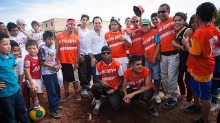 preview picture of video 'Inaugura Clemente Castañeda Parque El Naranjo construido con dinero de casas de enlace'