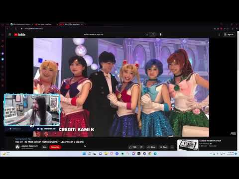 Moistcr1tikal Reacts To Rise Of The Most Broken Fighting Game Sailor Moon S Esports