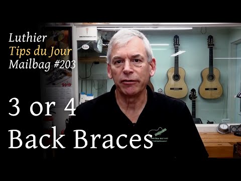 Luthier Tips du Jour Mailbag 203 - 3 or 4 Back Braces