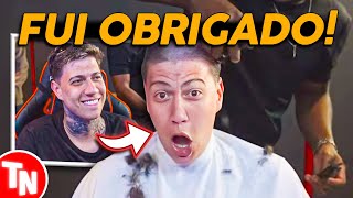 Yuri22 SURTA após raspar o cabelo por causa do Palmeiras