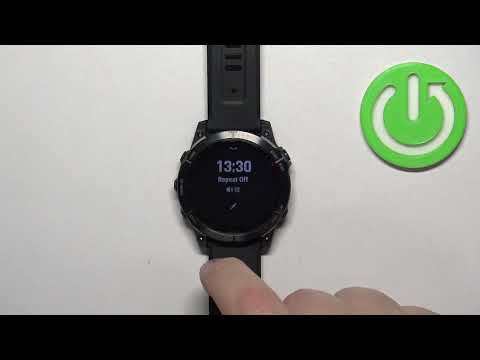 How to Set Alarm Clock on GARMIN Fenix 7