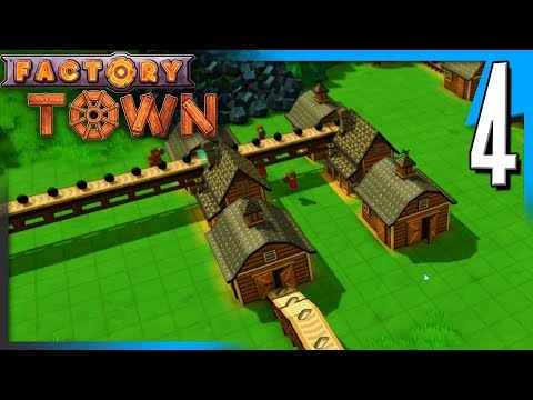IRON PRODUCTION AND FORESTRY! | Factory Town Gameplay/Let's Play E4