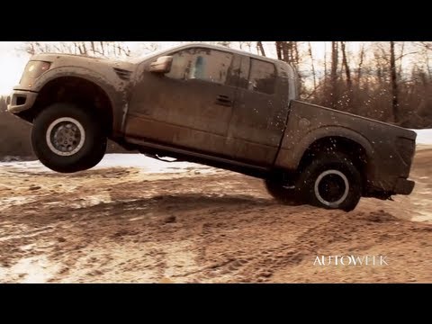 2013 Ford F-150 Raptor SVT Supercab pickup truck - Offroading video