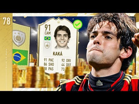 UPGRADING TO 91 PRIME ICON KAKA!! - FIFA 20 KAKA ROAD TO GLORY #78