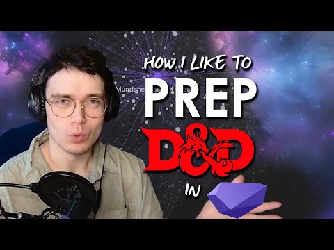 How I PREP D&D with Obsidian