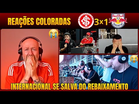 Reactions of Internacional fans after victory against RB Bragantino - Internacional 3 x 1 BR Brag...
