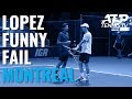 Feliciano Lopez Loses Point After Touching Ball Going Out! ? | Coupe Rogers 2019