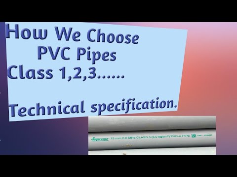 PVC Pipe Instrument Class 1, 2, 3...