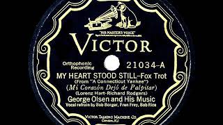 1928 HITS ARCHIVE: My Heart Stood Still - George Olsen (with vocal trio)