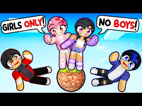 Aphmau Fan - Aphmau LOCKED on a SPHERE ONLY Block in Minecraft! - Parody Story(Ein,Aaron and KC GIRL)