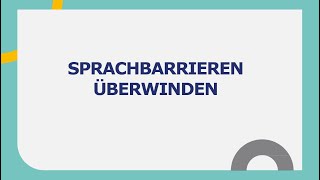 Sprachbarriere überwinden I Goethe B2 Präsentation I Teil 1