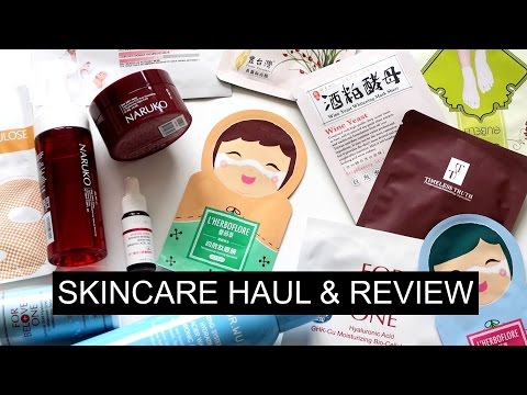 Taiwanese Skincare Haul & Review!