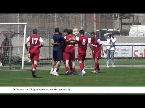 Derrota del CF Igualada contra el Terrassa (3-0)