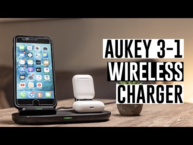 Vidéo teaser pour AUKEY 3 in 1 wireless charging station | ideal for iPhone, Samsung, smartwatches and AirPods [4K]