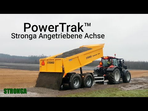 Stronga PowerTrak™ - Antriebssystem für schwieriges, unterschiedliches Gelände