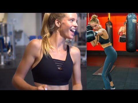 Model Workout: Bosu ball stability workout fat burning / toning with Abby Champion