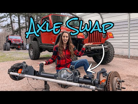 JK RUBICON AXLE Install on my Jeep Wrangler LJ!