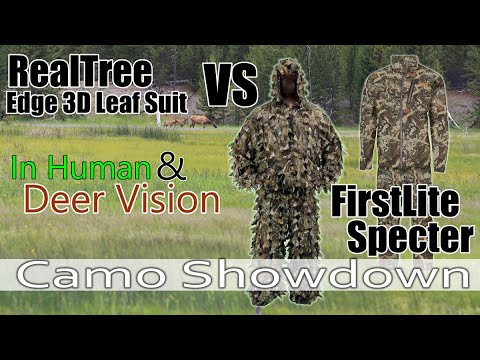 RealTree Edge 3D Suit VS FIrstLite Specter - with Deer Vision