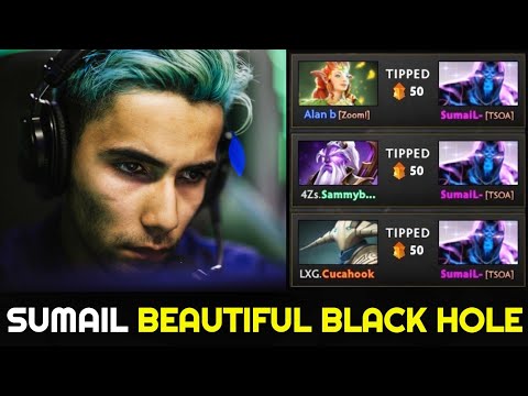 when SUMAIL plays Enigma — Beautiful Refresher Black hole 7.27 Dota 2