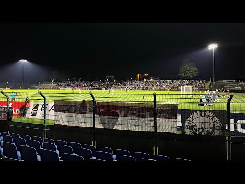 15.09.2023 | BFC Dynamo - SV Babelsberg 03 | Wechselgesang und Abpfiff