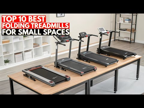 Folding Treadmills Treadmills, Home Compact Folding Mechanical Treadmill Led Displayo Multi-Function Shock Absorption Silent Treadmill Walking video review thumbnail