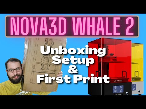 Whale 2 Resin printer - LIVESTREAM - Unboxing and first print