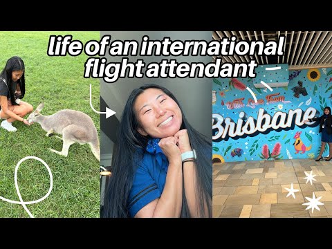 life of an INTERNATIONAL FLIGHT ATTENDANT: 50 hours in Brisbane!