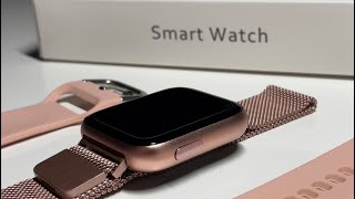 AIMIUVEI Smartwatch - eine hochwertige low budget Smartwatch mit Metallarmband und Aluminium Body !