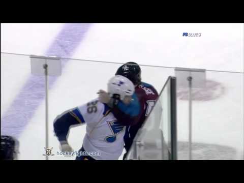 B.J. Crombeen vs Cody McLeod Mar 6, 2010